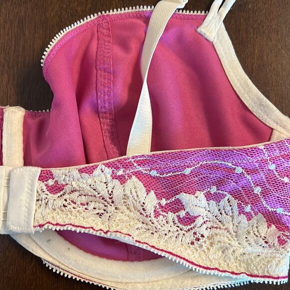 Wacoal Pink Tan Underwired Lace Bra 853168 36D - Picture 4 of 6